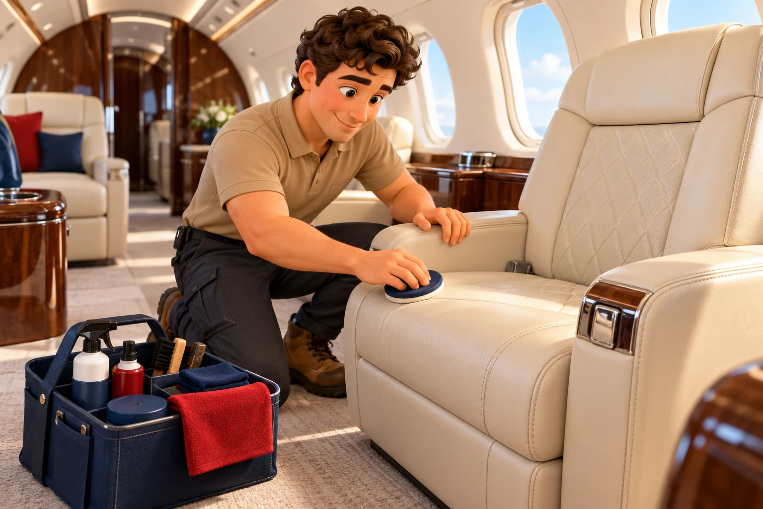 Aircraft interiors — service illustration